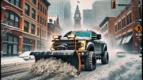 Snow Plowing in Denver, CO! with #Starlink