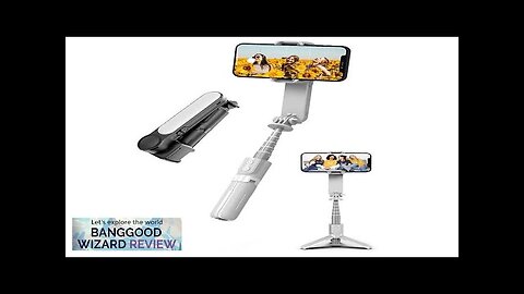 TokQi L09 Handheld Gimbal Stabilizer bluetooth Mobile Phone Holder Foldable Selfie Stick Review