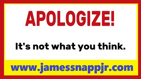 Apologize!