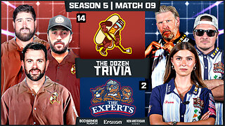 Fran, Brandon, PFT & Experts vs. Ice Dogs | Match 09, Season 5 - The Dozen Trivia League