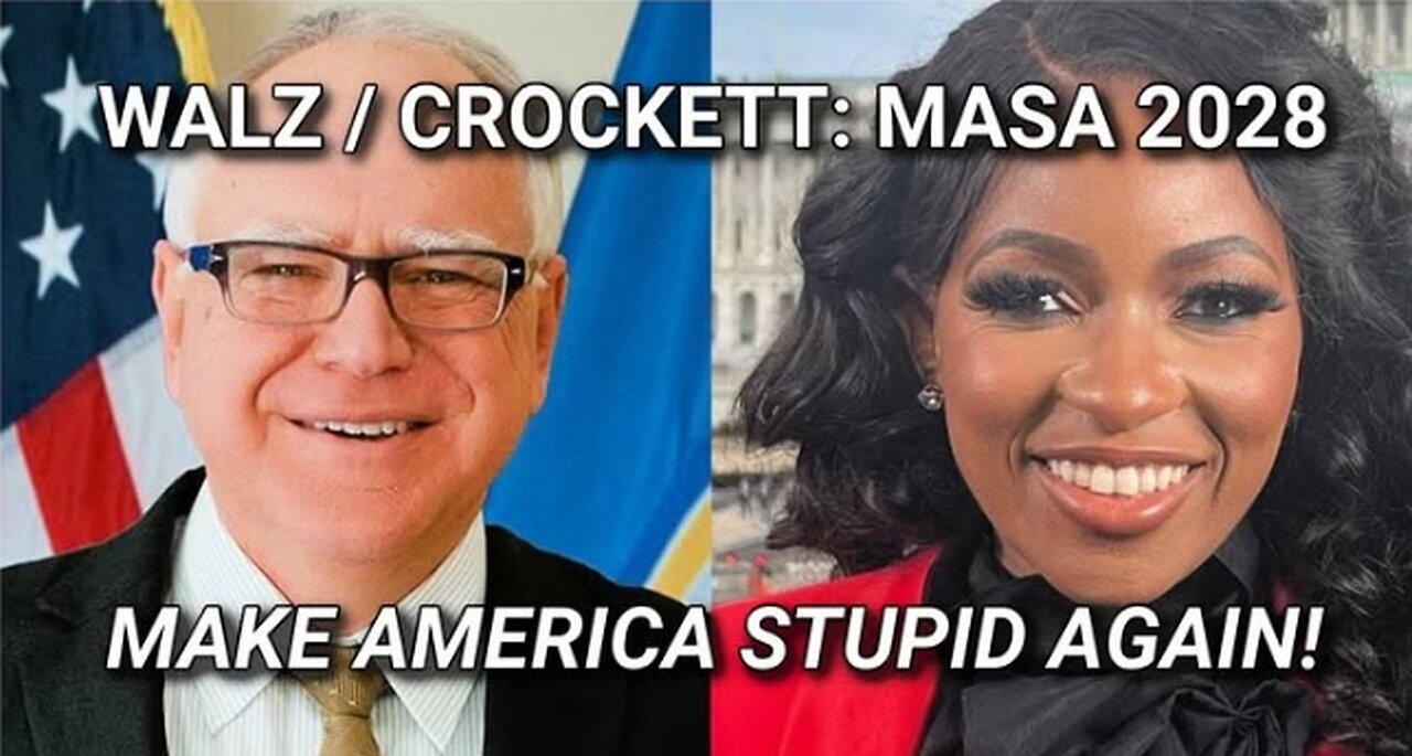 Walz & Crockett in 28? John Oliver says "Do It!"