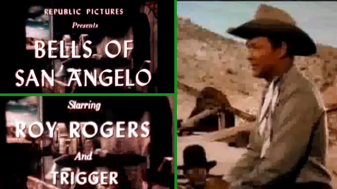 🏇Roy Rogers | Bells Of San Angelo (1947) | Western Film