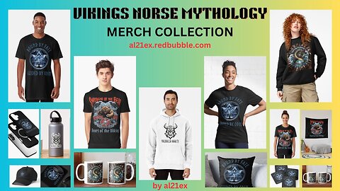 VIKINGS NORSE MYTHOLOGY MERCH COLLECTION #valhallaawaits #vikings #norsemythology #norse #viking