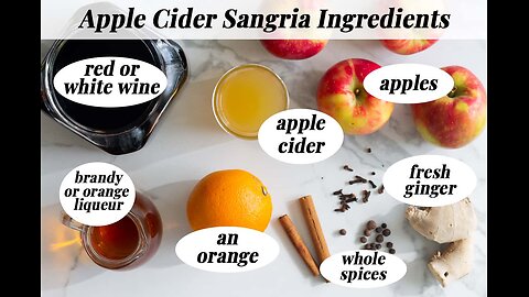 Fall in love with this refreshing drink! #applecidersangria #fallrecipes #health