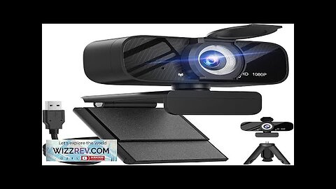 Full HD 1080P Webcam with Microphone Adjustable FOV Zoom Software Control Review