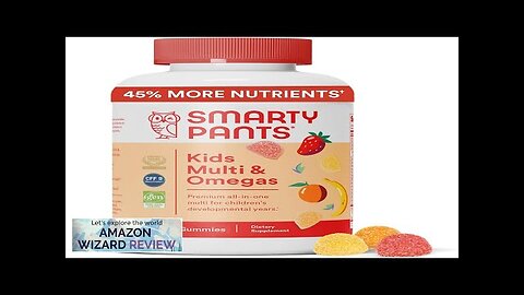 SmartyPants Kids Multivitamin Gummies: Omega 3 Fish Oil (EPA/DHA) Vitamin D3 C Review