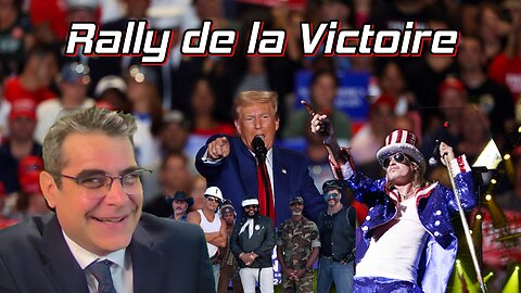 Le Rally de la Victoire MAGA,Donald Trump traduit par Cosmos