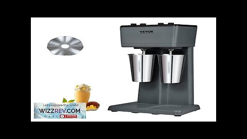 VEVOR Milkshake Maker 375W x 2 Electric Milkshake Machine Double Heads Drink Review