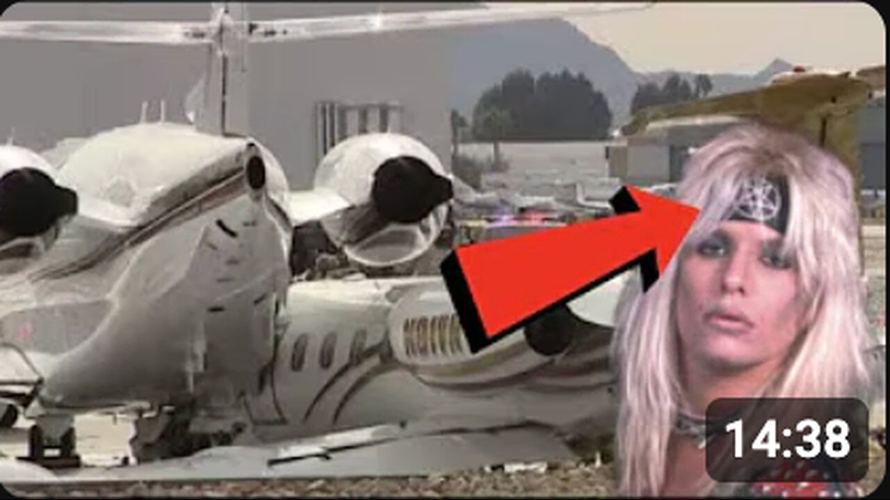 A MOTLEY CRUE RITUAL SACRIFICE! SATANIST VINCE NEIL'S PLANE CRASHES ON RUNWAY & KILLS ONE PERSON!