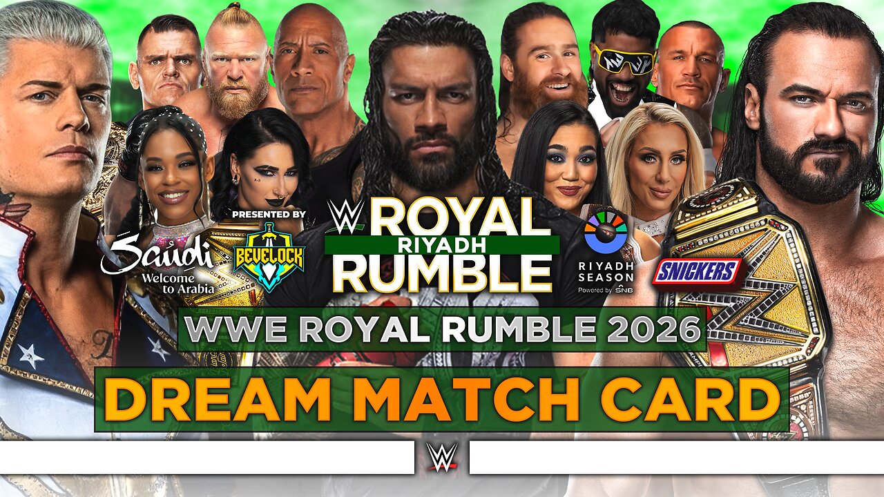 WWE Royal Rumble 2026 - Dream Match Card | Bevelock