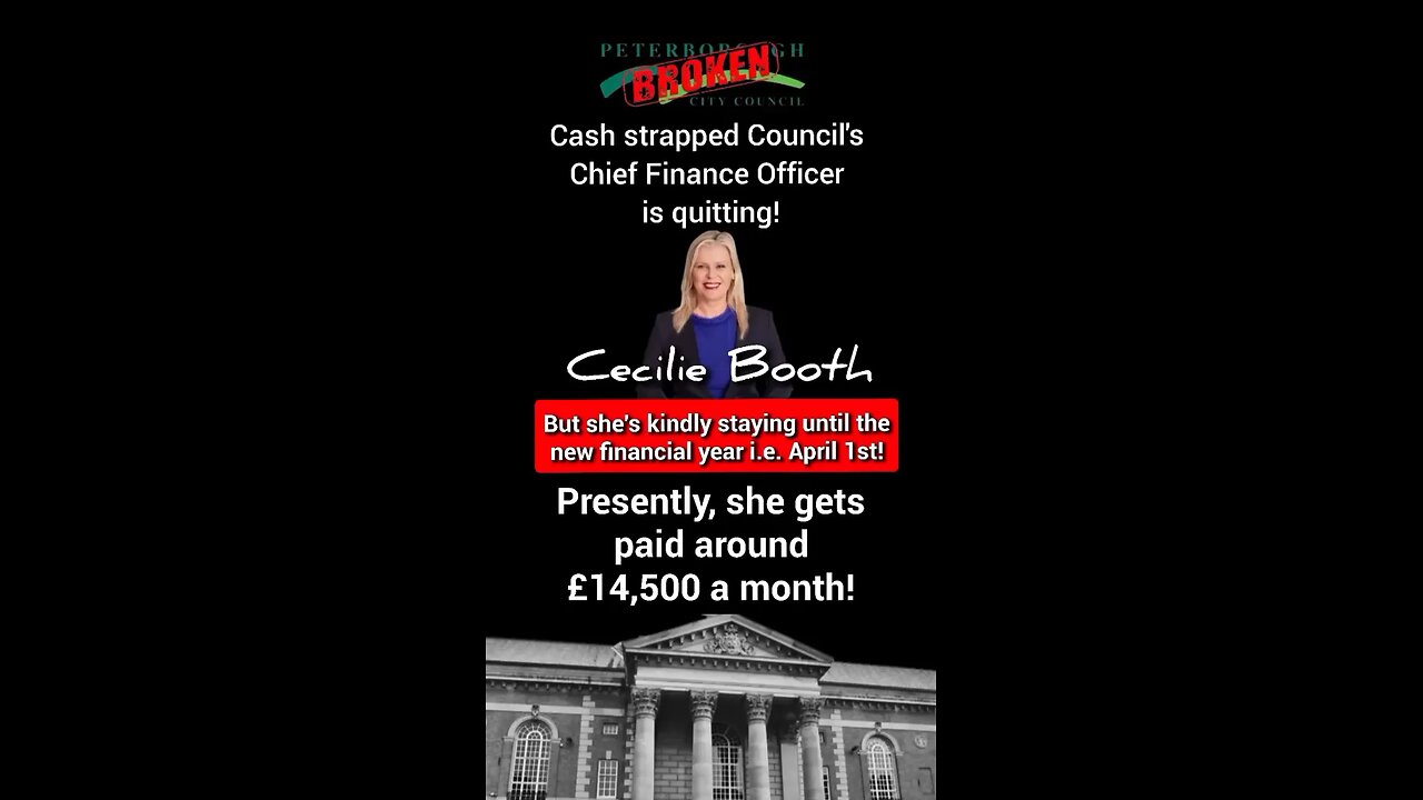 Council's finance "guru" is jumping ship! #Pboro