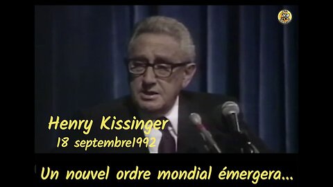 🌼 Henry Kissinger, mentor de Klaus Schwab,18 septembre1992