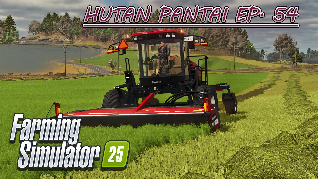 Seeding Oats. Rolling. Mowing Grass w/ the MacDon. | HUTAN PANTAI EP. 54 | Farming Simulator 25