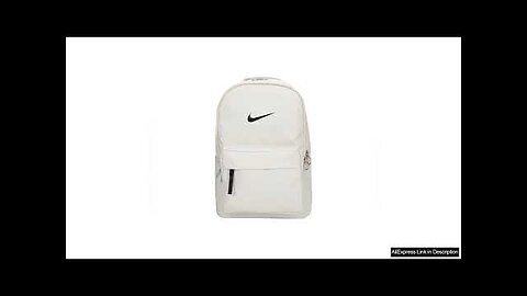 Original Nike Backpack School Laptop Basketball Zipper Bag Unisex Casual Large-capacity Size Review