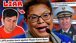 LA Mayor Karen Bass CAUGHT LYING ON TAPE: She Was WARNED About The FIRES!