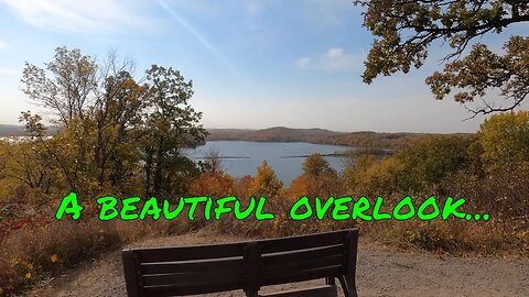 Walking on Hallaway Hill in Maplewood State Park in Minnesota