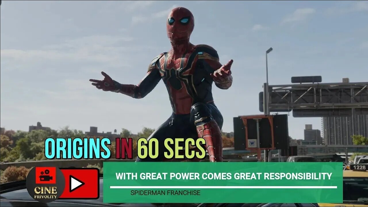 "WITH GREAT POWER COMES GREAT RESPONSIBILITY" in 60 Seconds.[HD] Spiderman franchise