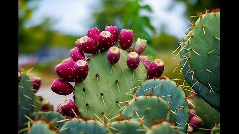 let's harvest cactus fruits