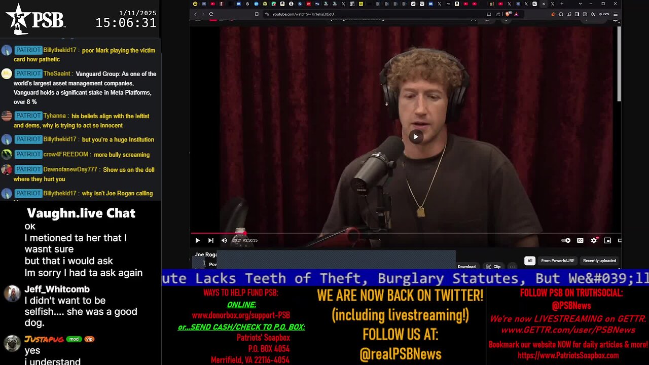 2025-01-11 15:00 EST - Modern Day America: with LC Mac and Snover