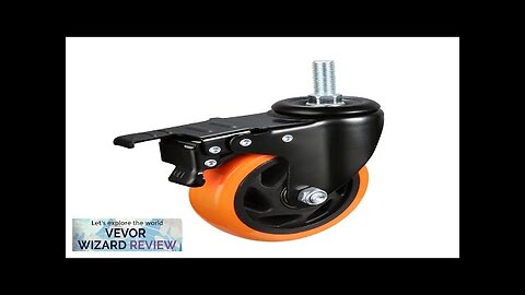 VEVOR Caster Wheels 4 inch Set of 4 440 lbs Capacity Threaded Review