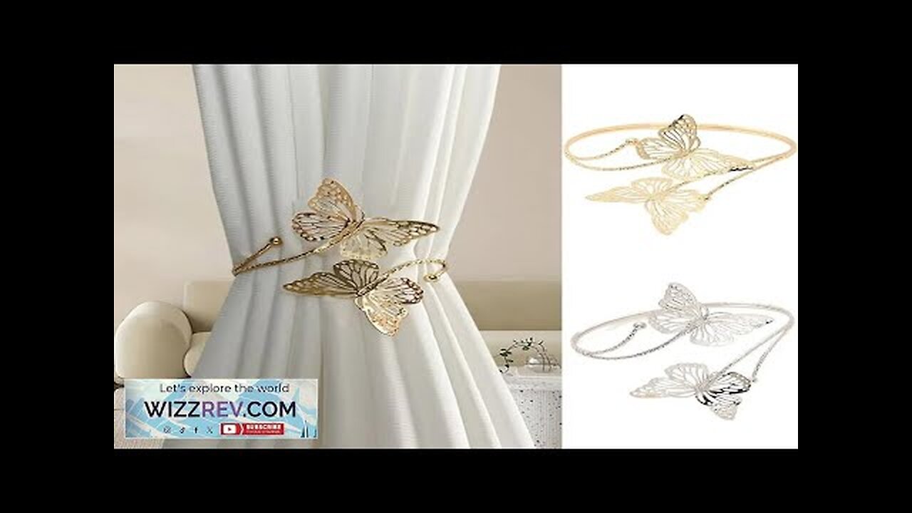 Metal Butterfly Curtain Tieback DTY Beautiful Curtains Tie Backs Exquisite Light Luxury Review