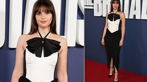 "Felicity Jones Red Carpet Glam"