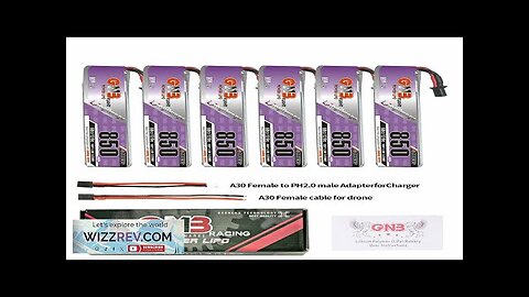 Gaoneng 3.8V 850mAh 60C 1S LiHV Battery A30 Plug for Emax Tinyhawk Review