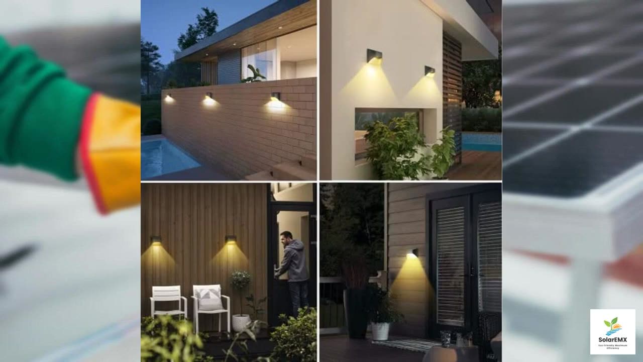 VWCYL+ Solar Fence Lights - Solar Deck Lights - Solar Step Lights - Solar Stair Lights