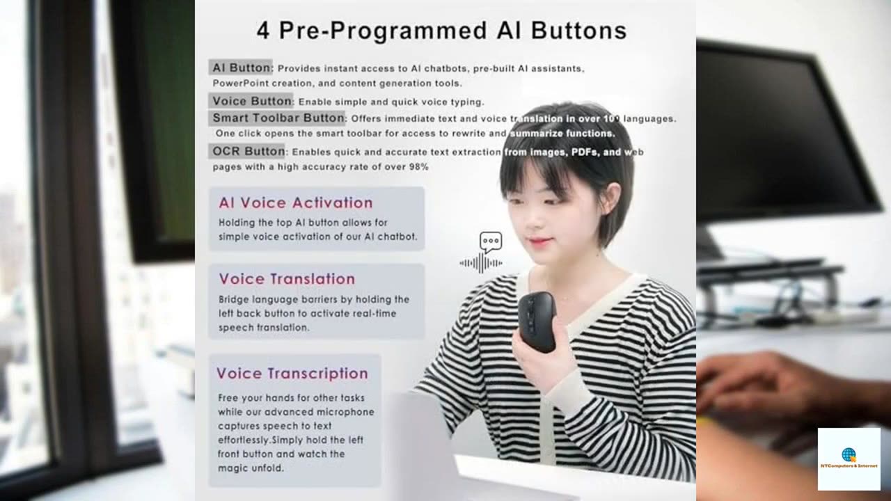 AI Voice Office Mouse