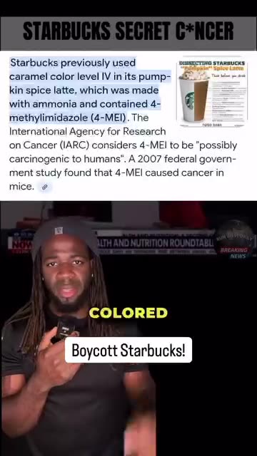 Starbucks SECRET Cancer Causing Ingredient Found!