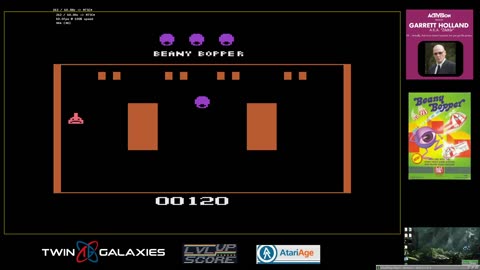 Atari 2600 EMU - Beany Bopper - Game 1 X/X - 136,700