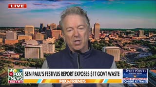 Rand Paul exposes Biden admin for wasting 1 trillion.