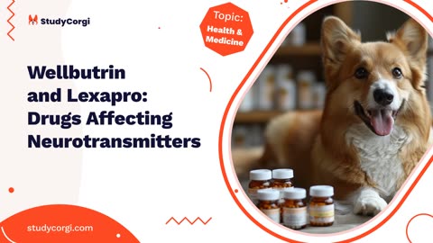 Wellbutrin and Lexapro: Drugs Affecting Neurotransmitters - Research Paper Example