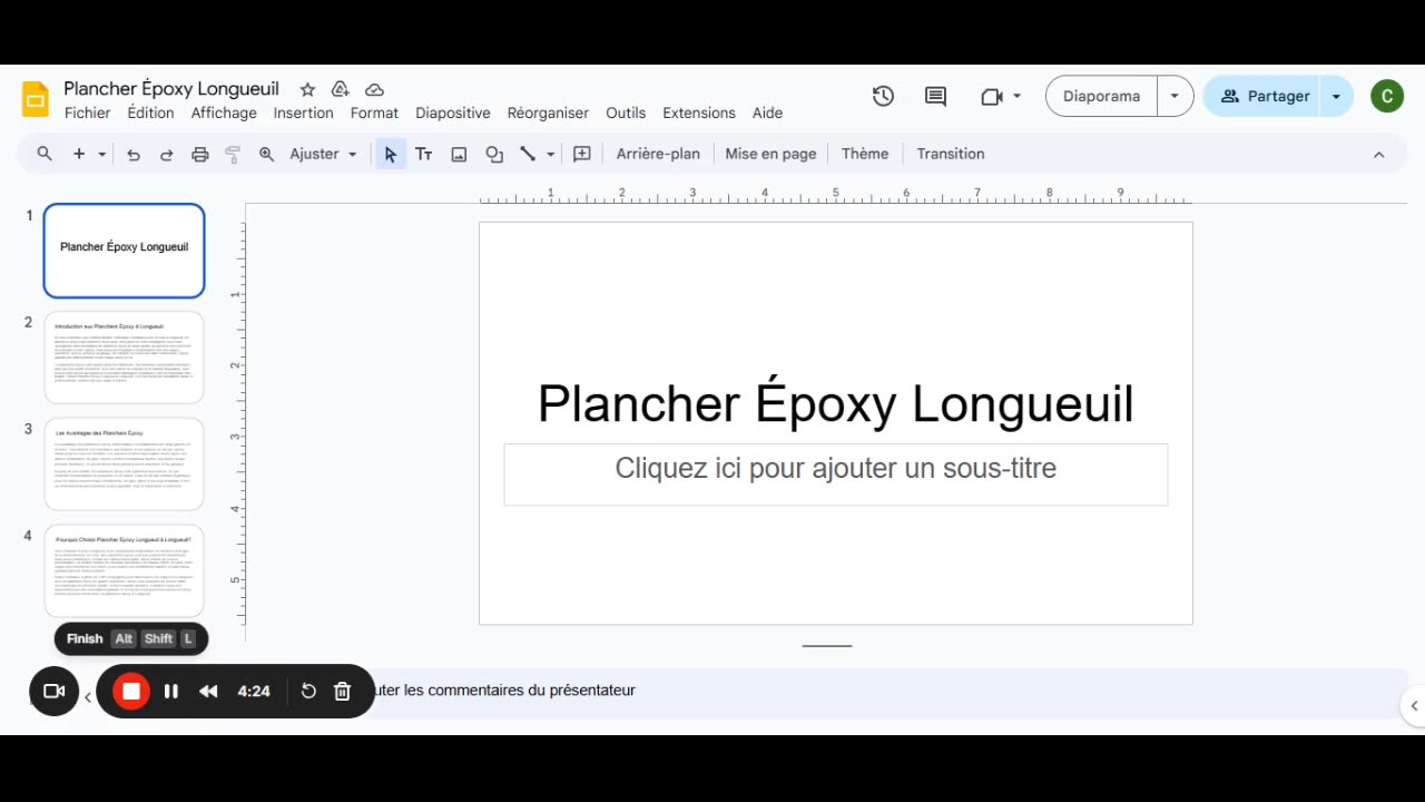 Plancher Époxy Longueuil
