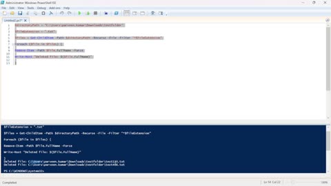 How to Delete Files with a Specific Extension Using PowerShell