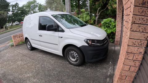 This driver makes truck money in a small caddie vehicle