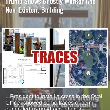 Fact Check: AI Video Of Cross Being Installed In Oval Office By President Trump