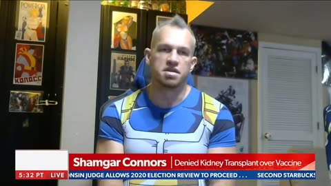 Shamgar Connors Denied Kidney transplant over Vaccine removal by UVA hospital in VA STINCHFIELD