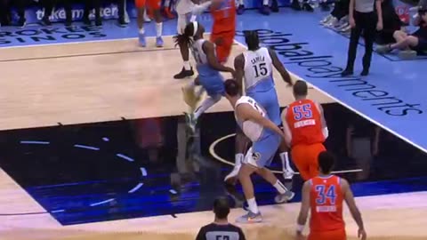 OKC THUNDER - Shai with the lefty lay 🤌