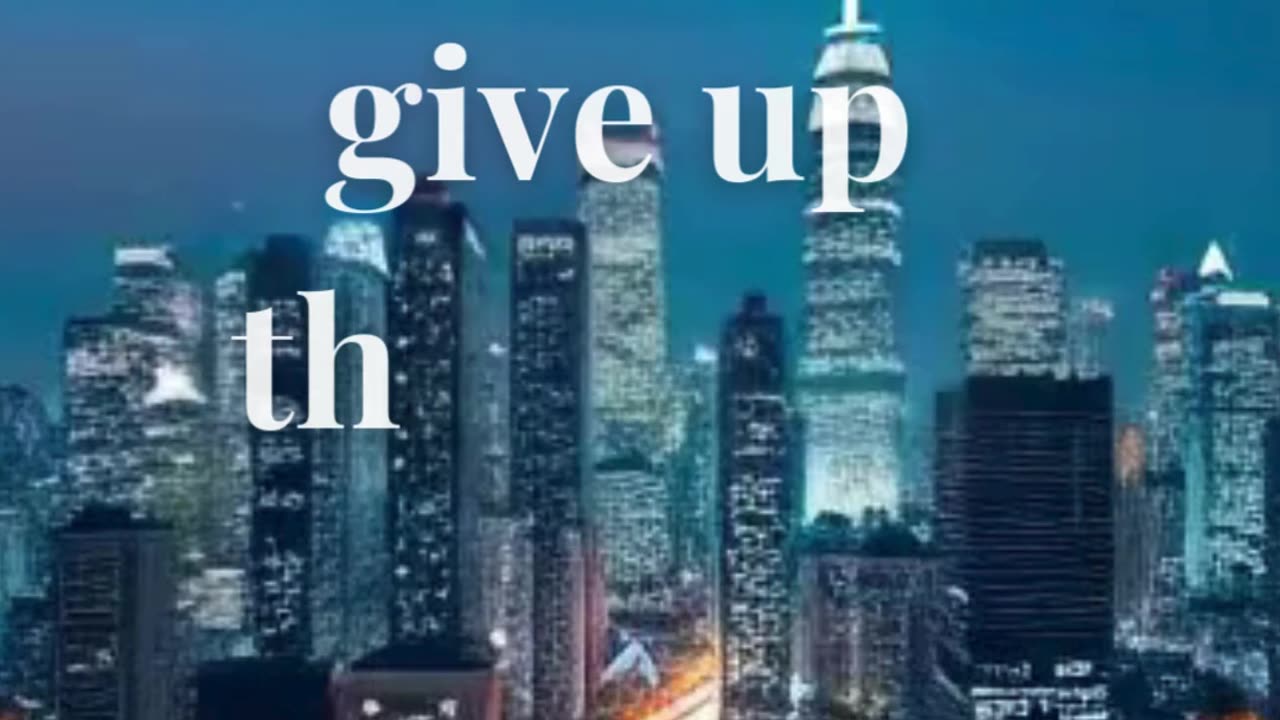 If you want to fly, you have to give up the things that weigh you down