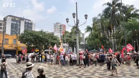 Manifestantes en Río de Janeiro exigen la creación de un Memorial sobre la dictadura en Brasil