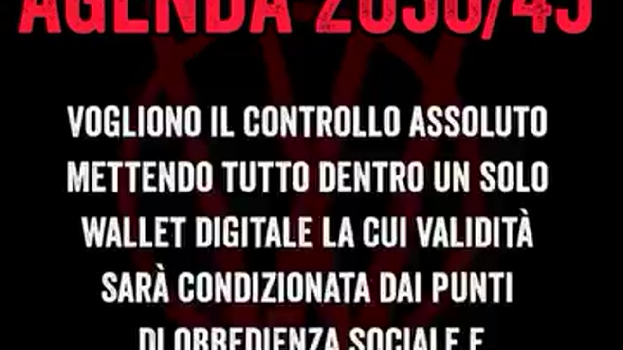 L'AGENDA 2030-2045 È UN PIANO DI DEPOPOLAMENTO E DI ELIMINAZIONE DEI DIRITTI E DELLE LIBERTÀ UMANE