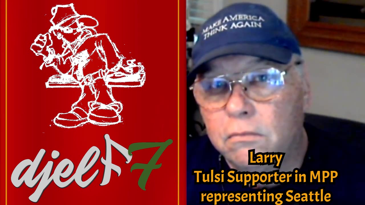 Larry Alger Tulsi supporter and Washington State MPP coordinator interview