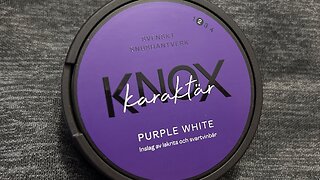 Knox Purple White Portion Snus Review