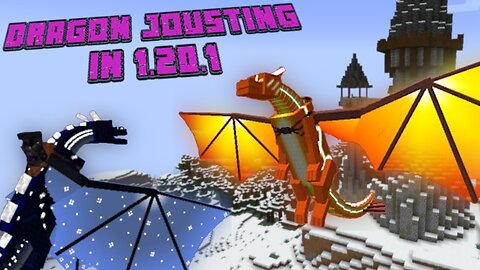 I Made Dragon Magic Jousting In Minecraft!