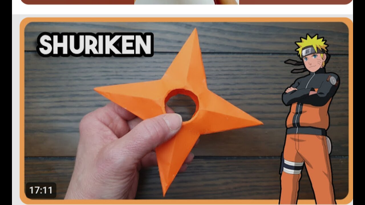 How to make paper shuriken from naruto