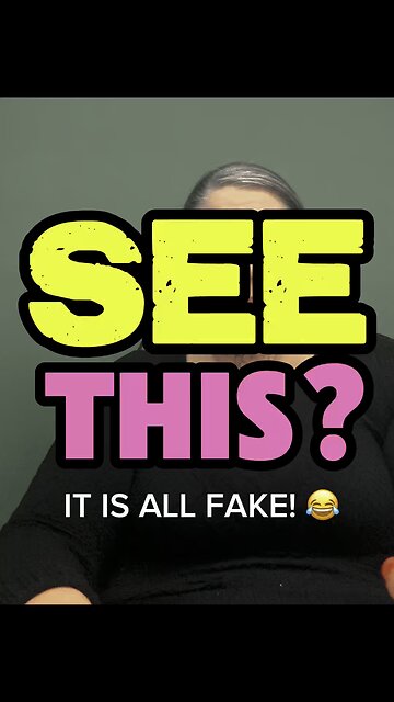 See This? It Is All Fake! 😩 #fake #lies #tricks #exposed