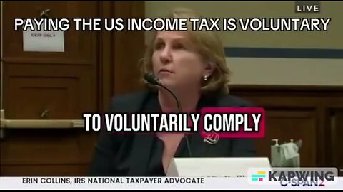 Taxes Are Voluntary...