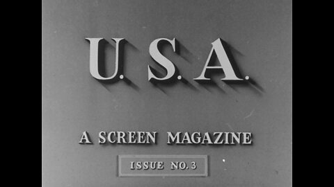 U.S.A. : The United States Of America (1957 Original Black & White Film)