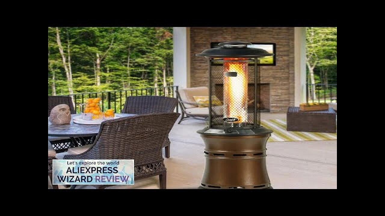 Large Stainless Steel Chimeneas Fireplace Retro Bar Restaurant Grill Stove Outdoor Camping Review